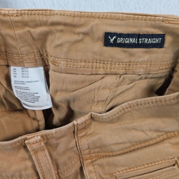 American Eagle Pants Extreme Flex Original Straight  Men's 29x34 Chino - Picture 10 of 10